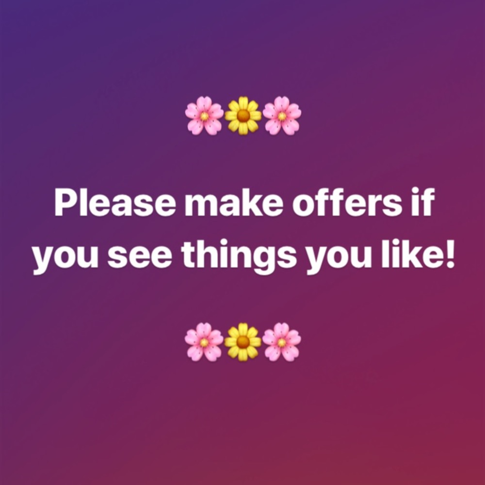 I will accept reasonable offers!!